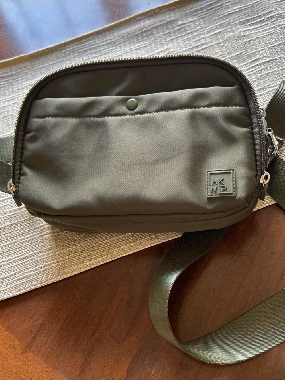 IHKWIP Olive Crossbody Convertible Handbag NEW